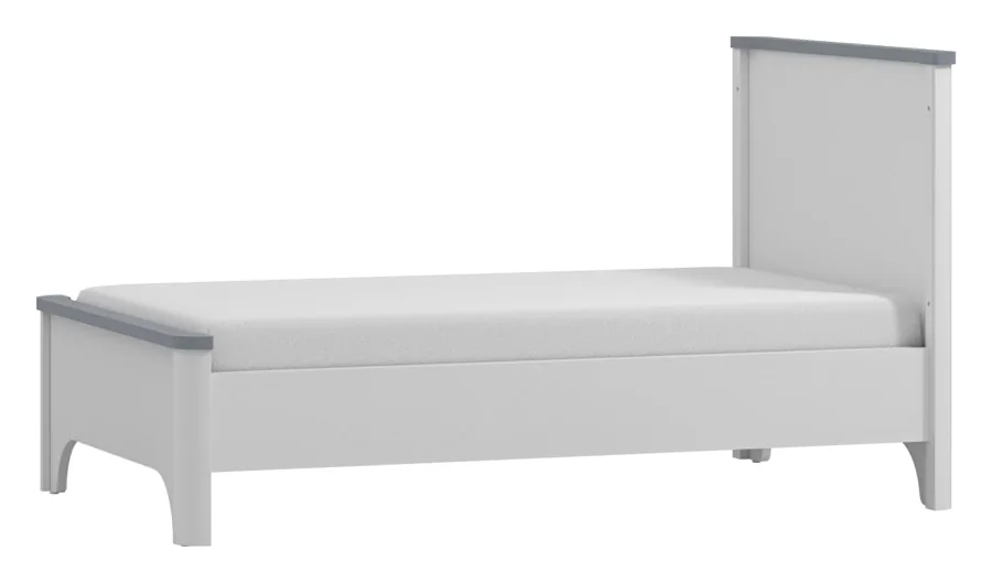Aden extending crib converted into a bed